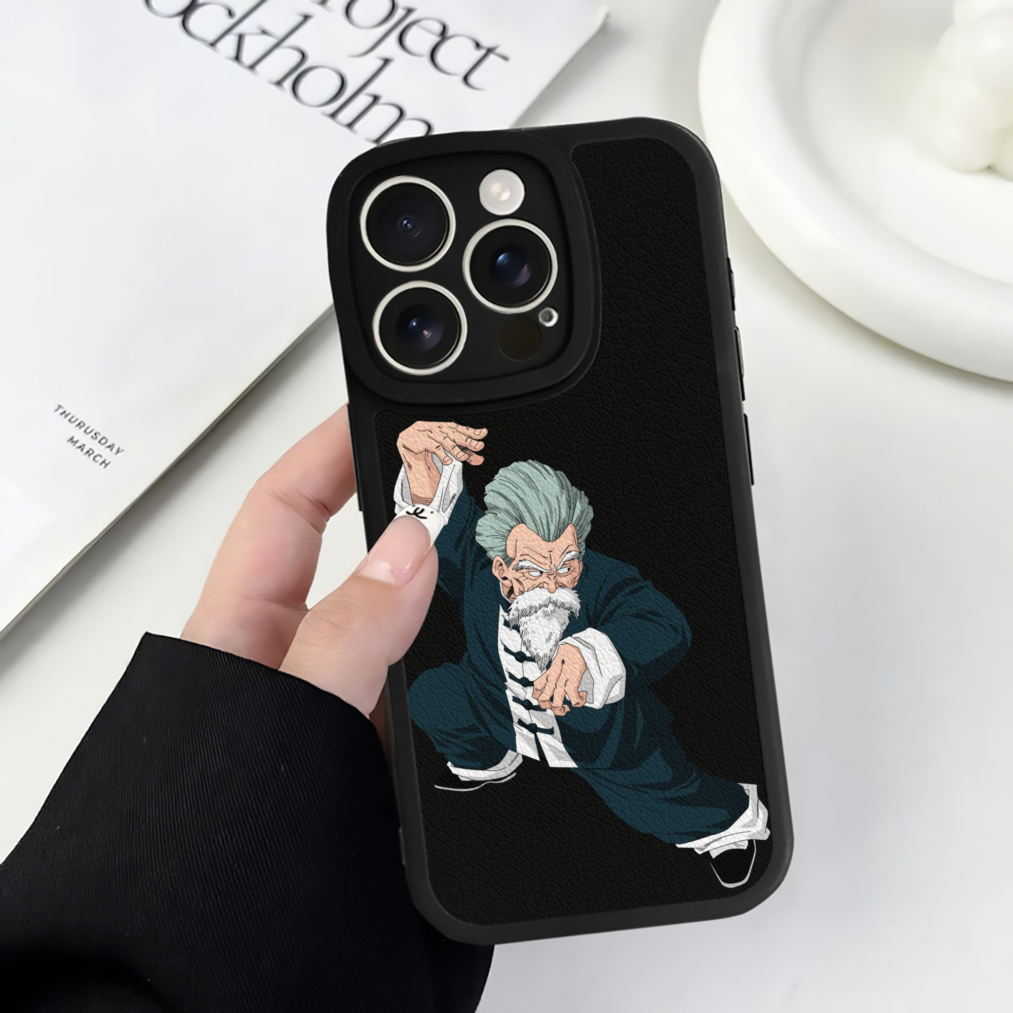（画像用） ドラゴンボール DRAGON BALL 【iPhone 16シリーズ対応】シリコンスマホケース（レザー調） 材質：シリコン